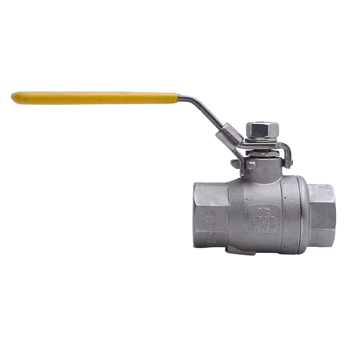 Used Sharpe 1/2-50C7-DTSW Manual Steel Two-Way Ball Valve, 1/2 NPT Ports, 3000 CWP
