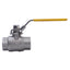 Used Sharpe 1/2-50C7-DTSW Manual Steel Two-Way Ball Valve, 1/2 NPT Ports, 3000 CWP