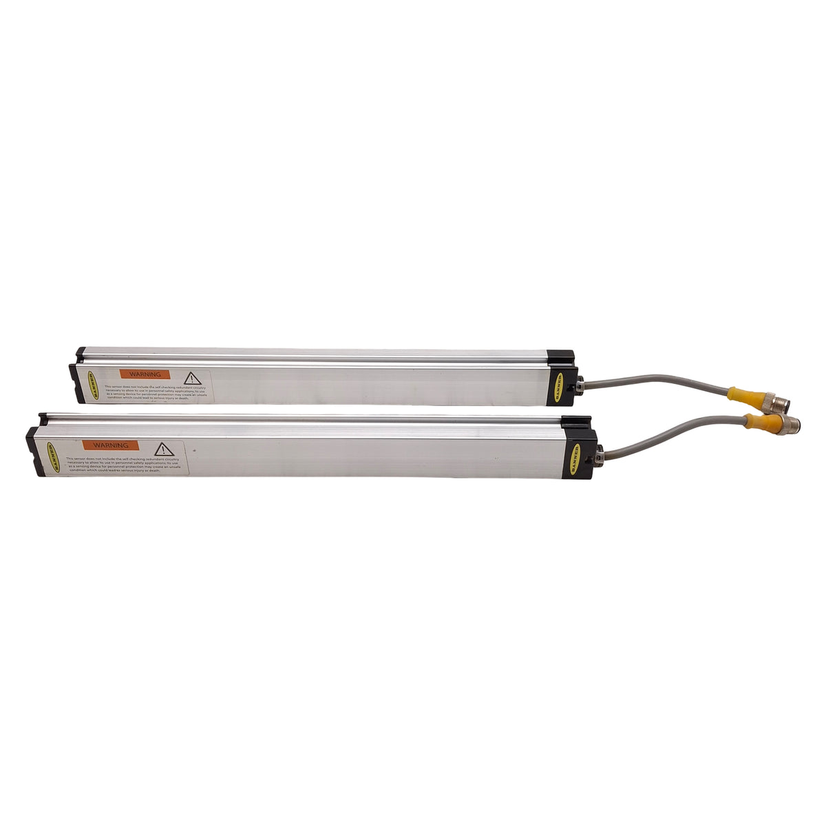 Used Banner LX12EQ / LX12RQ Light Curtain Emitter & Receiver, 0.3-2m Range, 10-30VDC
