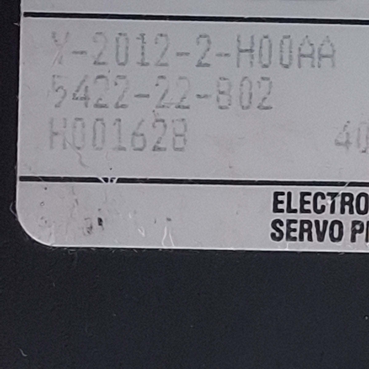 Used Allen Bradley Y-2012-2-H00AA Servo Motor, 3-Phase, 230VAC, 4500RPM, 0.51kW