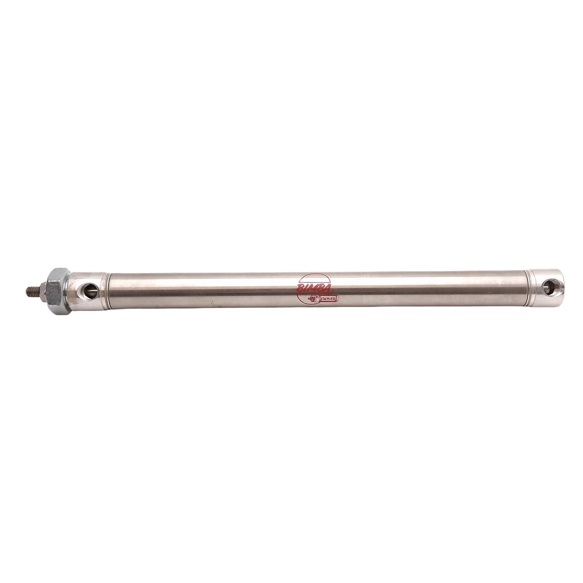 Used Bimba CM-047.813-D Stainless Steel Cylinder, ø3/4in Bore, 7.813in Stroke, 1/8NPT