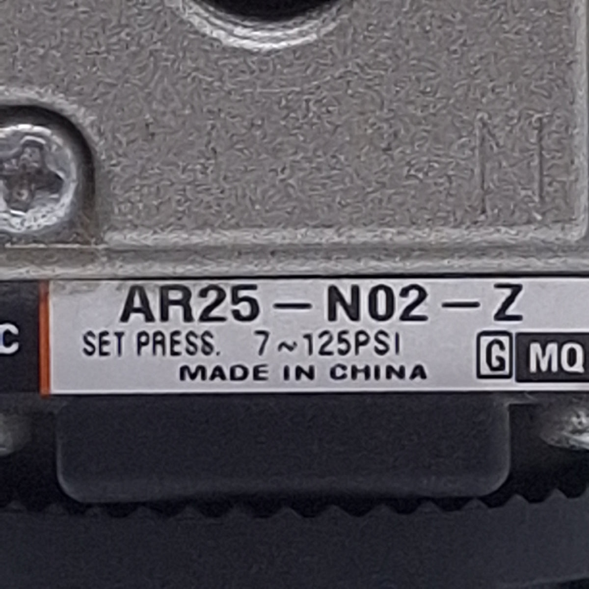 Used SMC AR25-N02-Z Pneumatic Regulator 0.05-0.85MPa Set, 1.0MPa Max, 1/4 NPT