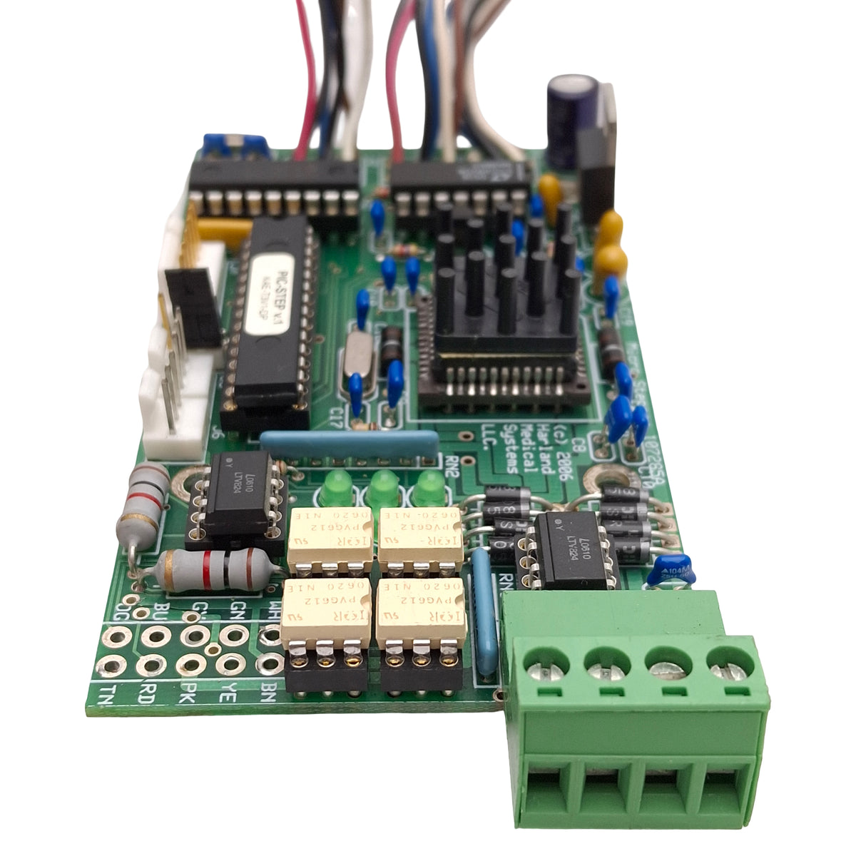 Used Harland Medical Systems 107285A KAE-T3V1-DP PIC-STEP Micro Stepper Drive board