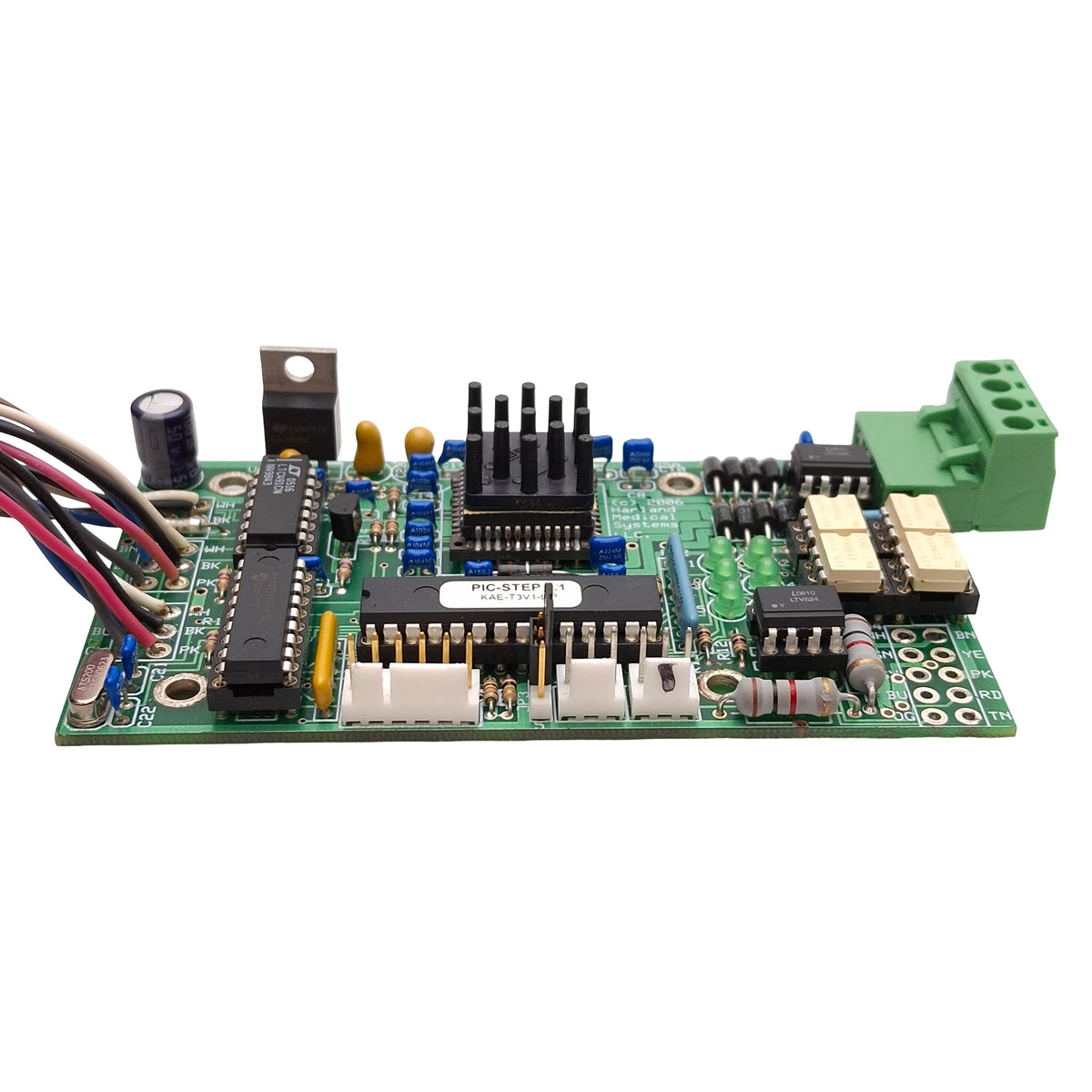 Used Harland Medical Systems 107285A KAE-T3V1-DP PIC-STEP Micro Stepper Drive board