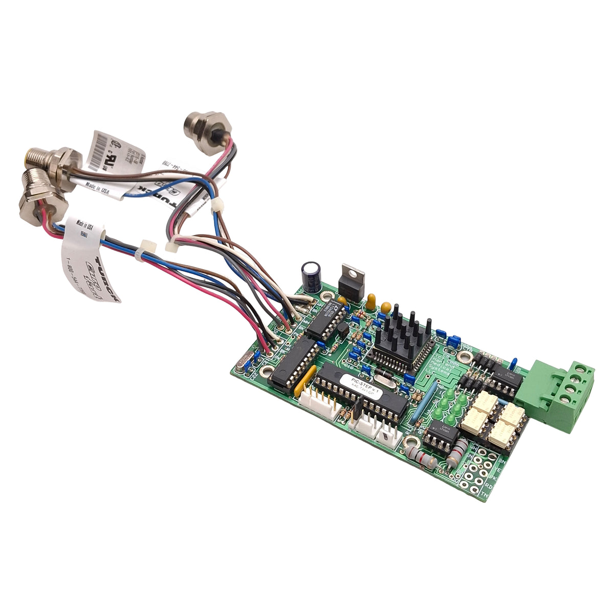 Used Harland Medical Systems 107285A KAE-T3V1-DP PIC-STEP Micro Stepper Drive board