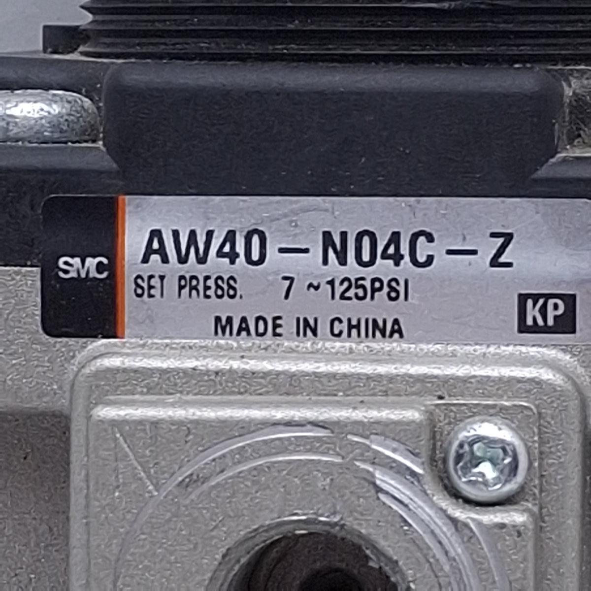 Used SMC AW40-N04C-Z Filter Regulator 5µm, 0.05-0.7MPa Set Pressure, 1/2 NPT Ports