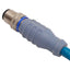 Used Turck RSSD RKSD 441-3M Industrial Ethernet Cable, 250V 4A, M12 4-Pin, 3m