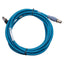 Used Turck RSCD WRJ45E 440-4M Ethernet Cordset, 42V 1.5A, M12 4-Pin Male, RJ45, 4m