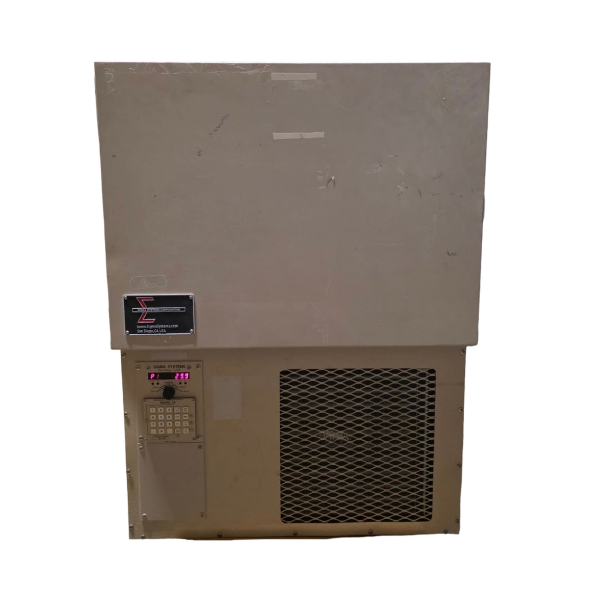 Used Sigma Systems M58M Thermal Test Chamber 2.1CuFt, -30° To 200°C, 208VAC 3-Ph 30A