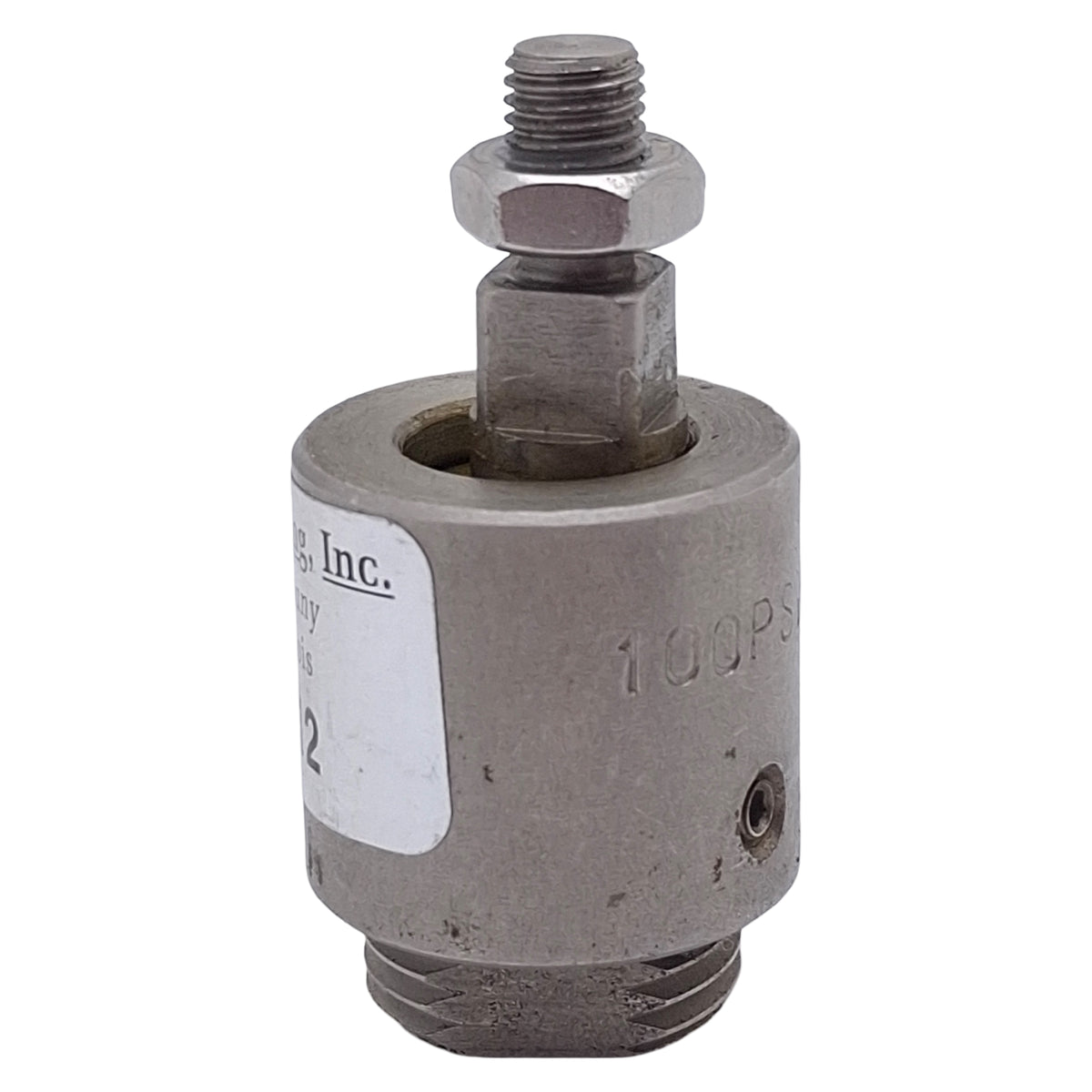 Used Bimba AC312-SS Floating Joint Alignment Coupler, 5/16-24in Thread, 8300lbs Max