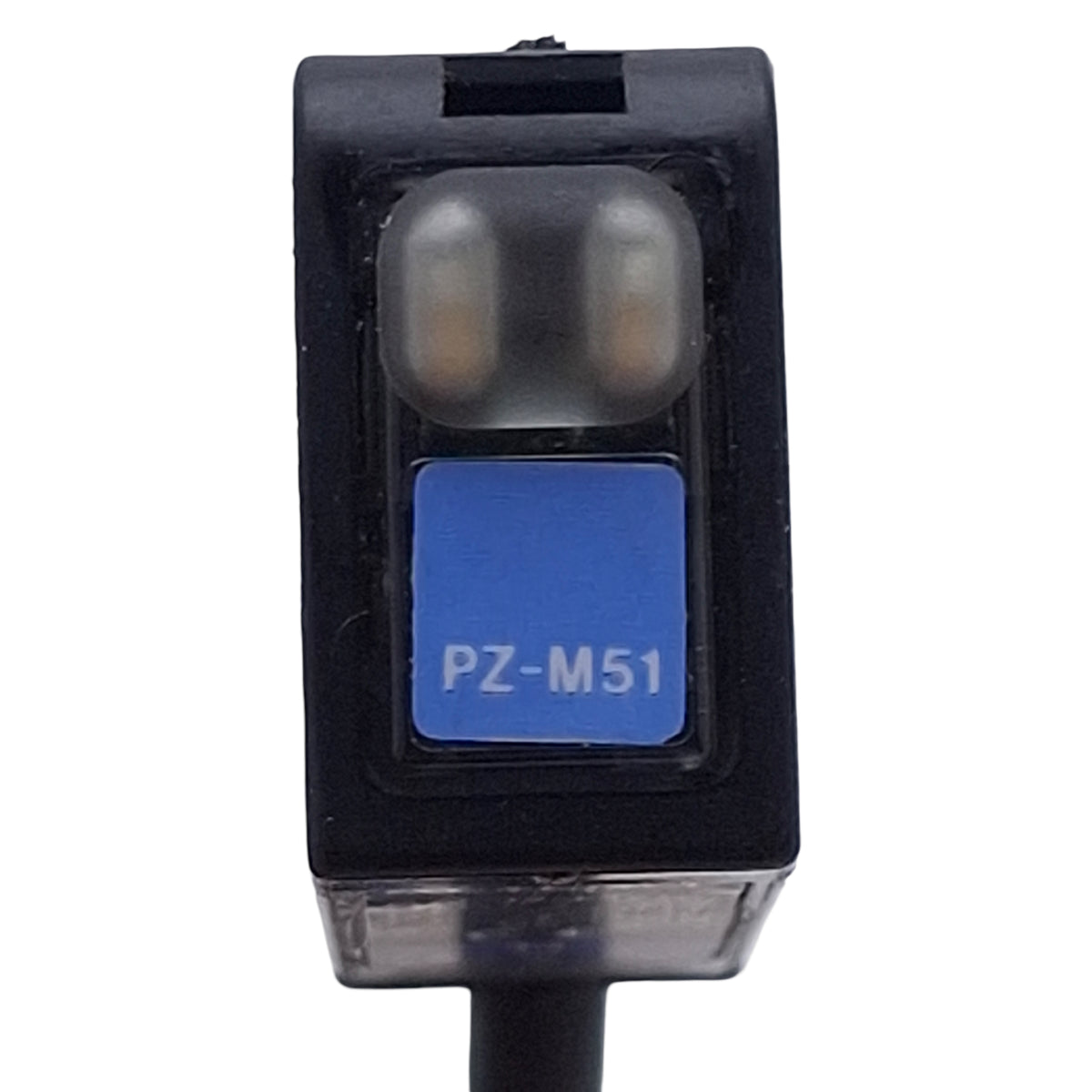 Used Keyence PZ-M51 Photoelectric Sensor, NPN, 10m Range, 12-24VDC, 4-Wire Cable