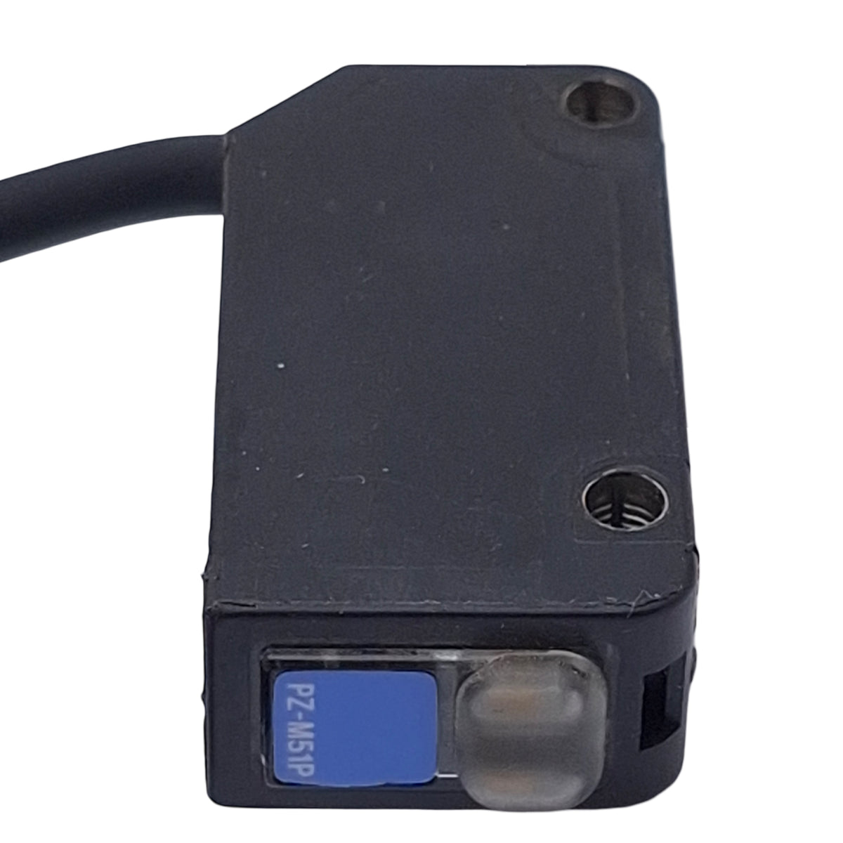 Used Keyence PZ-M51P Photoelectric Sensor, PNP, 10m Range, 12-24VDC, 4-Wire Cable