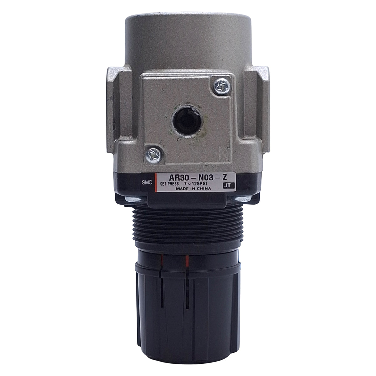 Used SMC AR30-N03-Z Pressure Regulator 7-125psi Set, 145psi Max, 3/8 NPT Ports