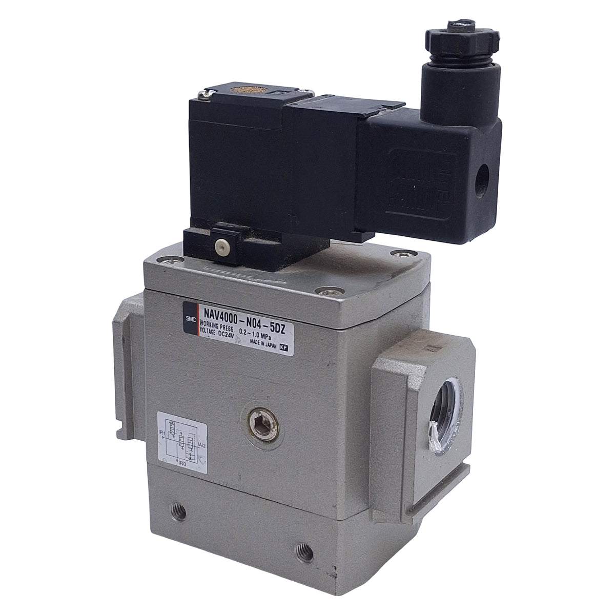Used SMC NAV4000-N04-5DZ Soft Start Valve, 0.2-1.0MPa, 1/2in NPT 24VDC Coil