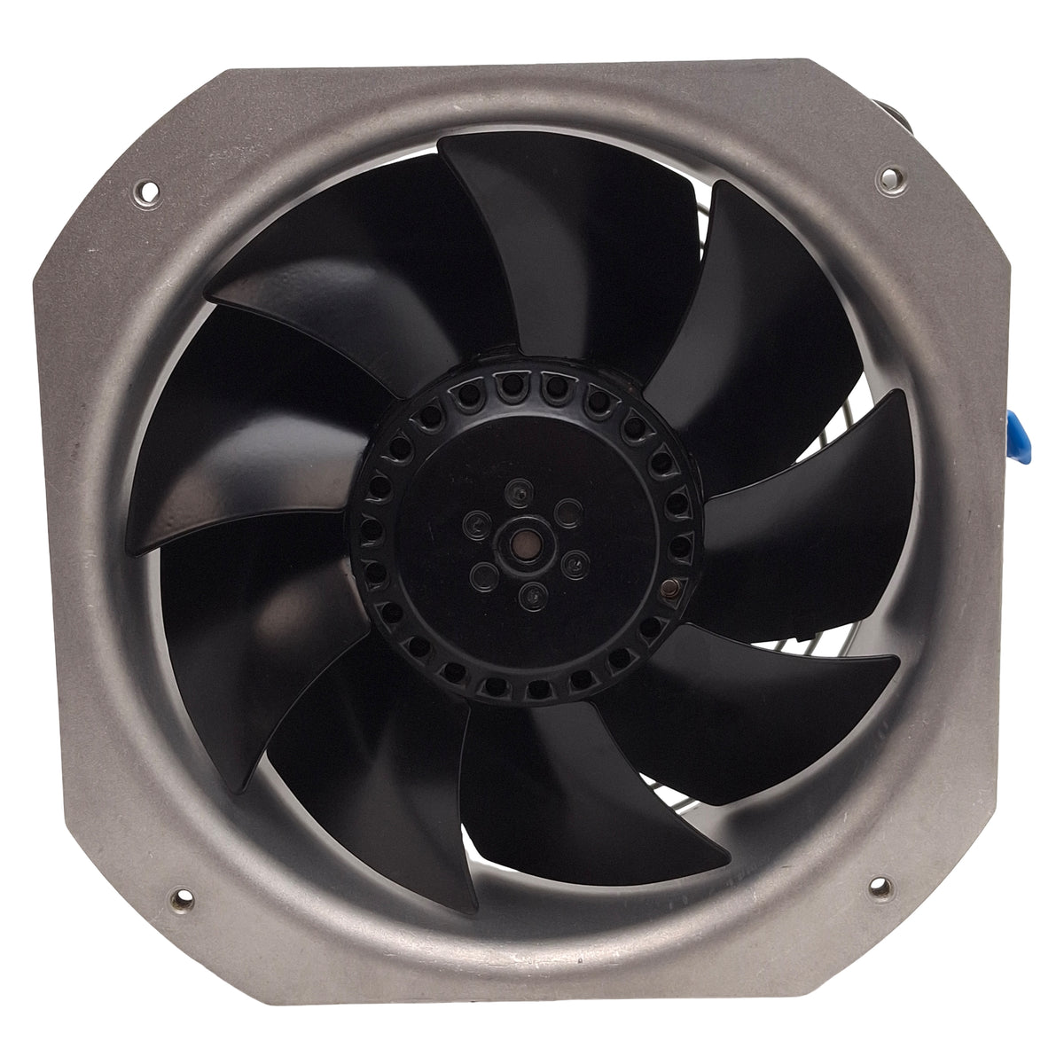 Used EBM Papst W2E200-HH38-05 Axial Component Fan, 615cfm, 2800rpm, 225x225mm, 230VAC