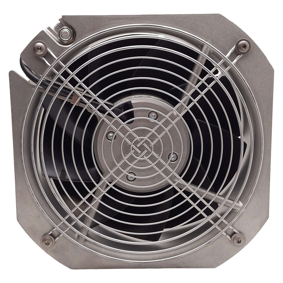 Used EBM Papst W2E200-HH38-05 Axial Component Fan, 615cfm, 2800rpm, 225x225mm, 230VAC