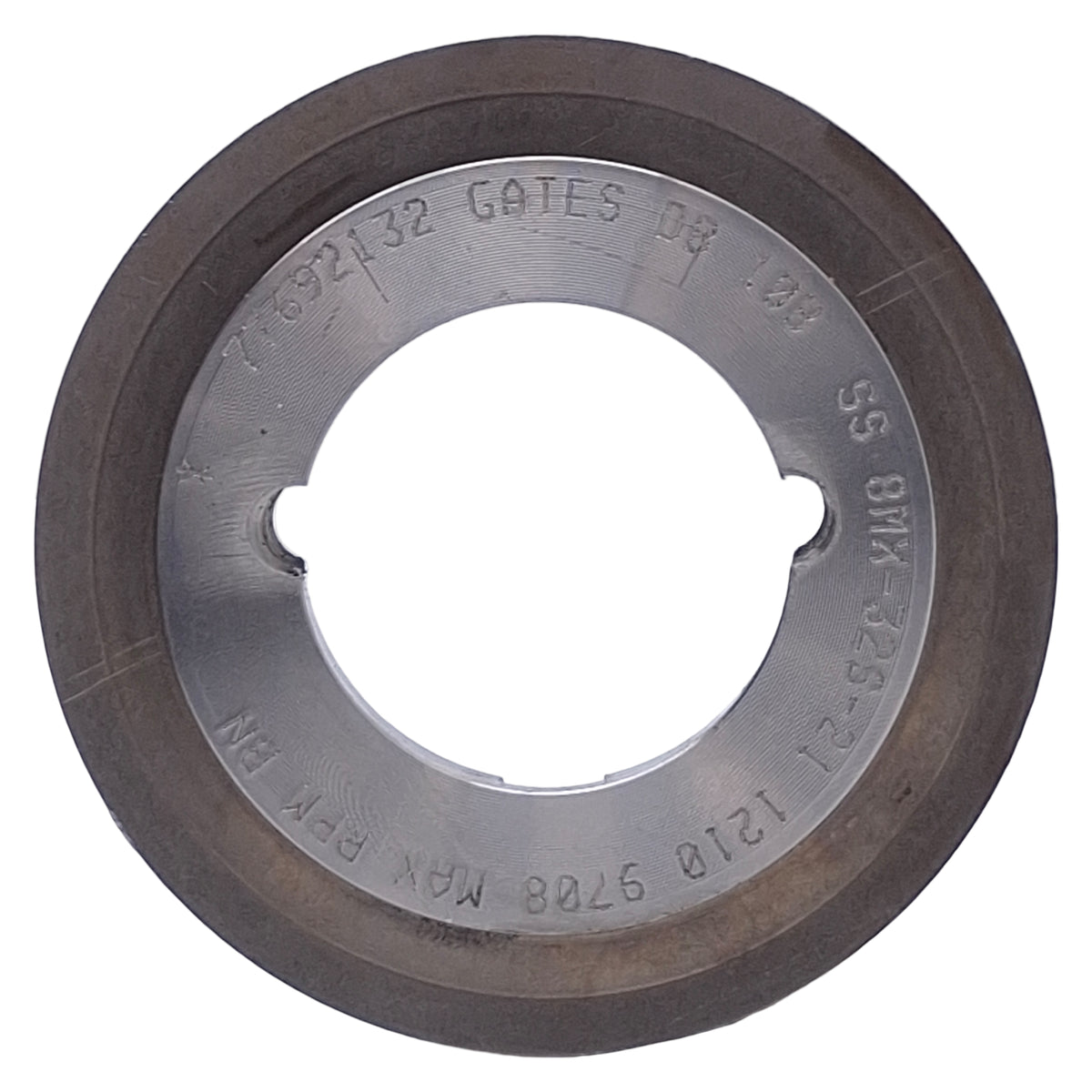 Used Gates SS 8MX-32S-21 Poly Chain Sprocket 32 Teeth, ø3.61in Flange, 3.208in Pitch