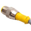 Used Lot of 3 Turck RK 4T-0.2-RS 4T Extension Cable, M12 4-Pin Male to Female, 0.2m