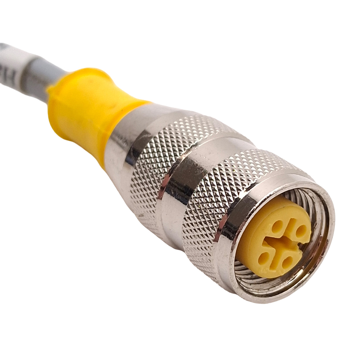 Used Lot of 3 Turck RK 4T-0.2-RS 4T Extension Cable, M12 4-Pin Male to Female, 0.2m