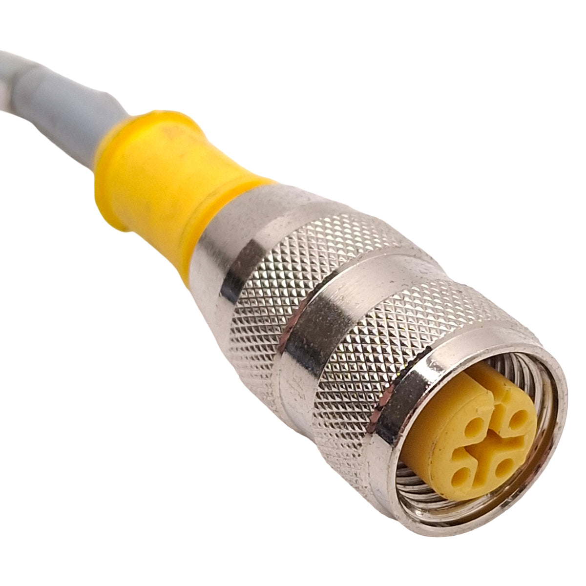 Used Lot of 3 Turck RK 4.4T-0.3-RS 4.4T Extension Cable M12 4-Pin Male to Female 0.3m