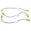 Used Lot of 3 Turck RK 4.4T-0.3-RS 4.4T Extension Cable M12 4-Pin Male to Female 0.3m