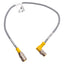 Used Lot of 4 Turck RK 4T-0.5-WS 4T Extension Cable, M12 4-Pin Male to Female, 0.5m