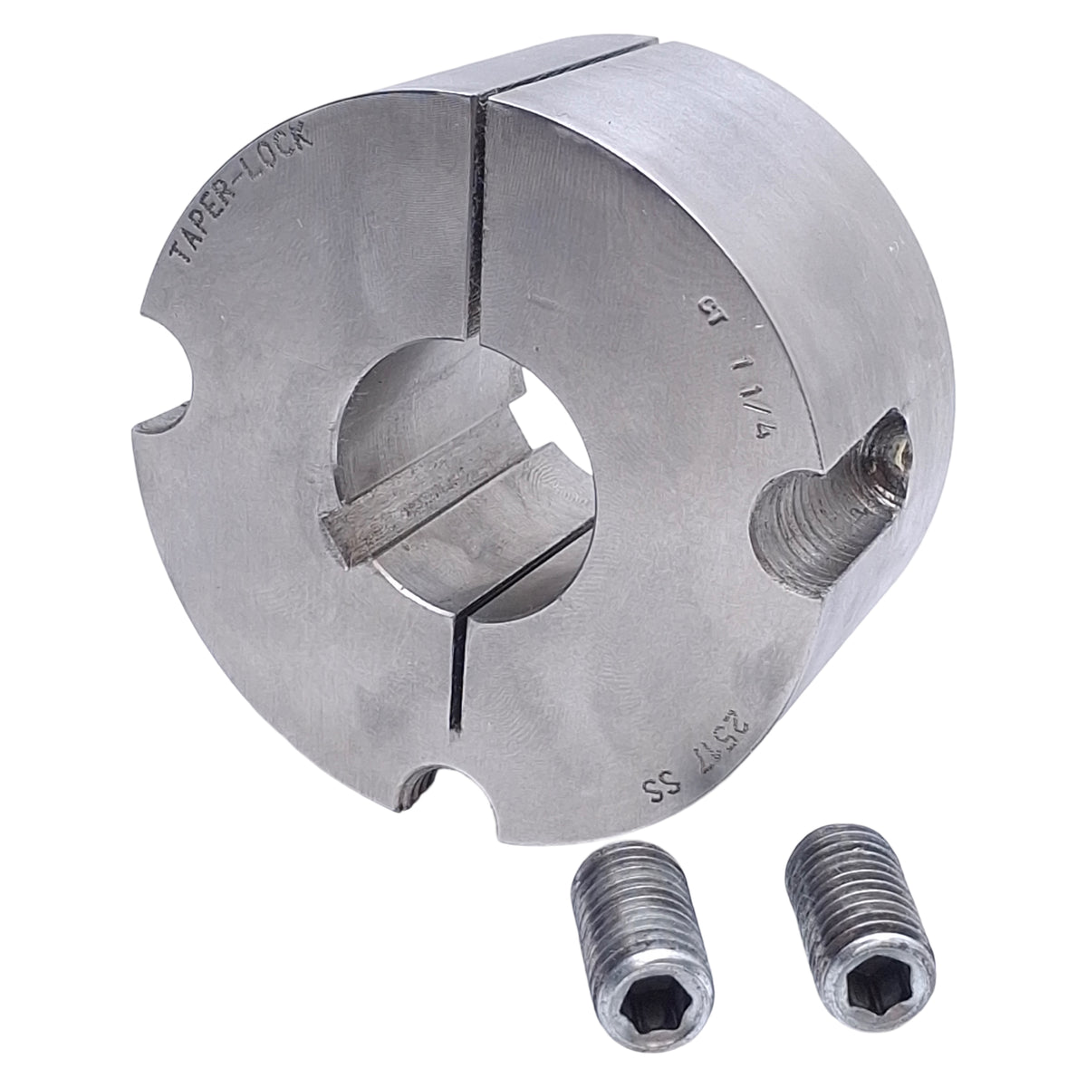 Used Gates 2517 1.1/4 Taper-Lock Bushing w/Set Screws ø1-1/4in Bore, 11600lb-in Max