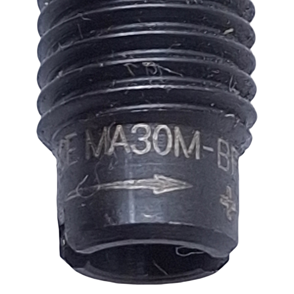 Used ACE MA 30M-BP Miniature Shock Absorber 0.32in Stroke, M8x1 Barrel, 18lbs Max