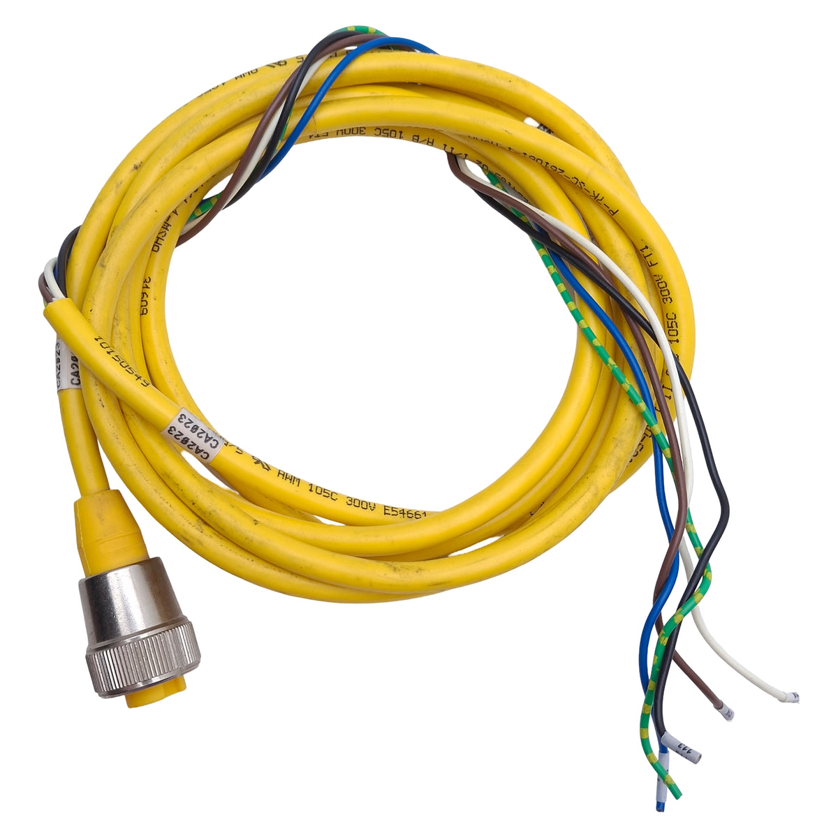 Used Turck RKM 50-6M Single Ended Cordset 7/8in-16UN 5-Pin Minfast Female, 10ft