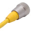 Used Turck RKM 50-10M Single Ended Cordset 7/8in-16UN 5-Pin Minfast Female, 21ft