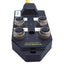 Used Turck 4MB12Z-5-5 Actuator/Sensor Junction Box 4-Connector, M12 5-Pin Female, 4ft