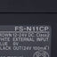 Used Keyence FS-N11CP Digital Fiber Optic Amplifier, PNP, 12-24VDC, 100mA, 4-Pin M8