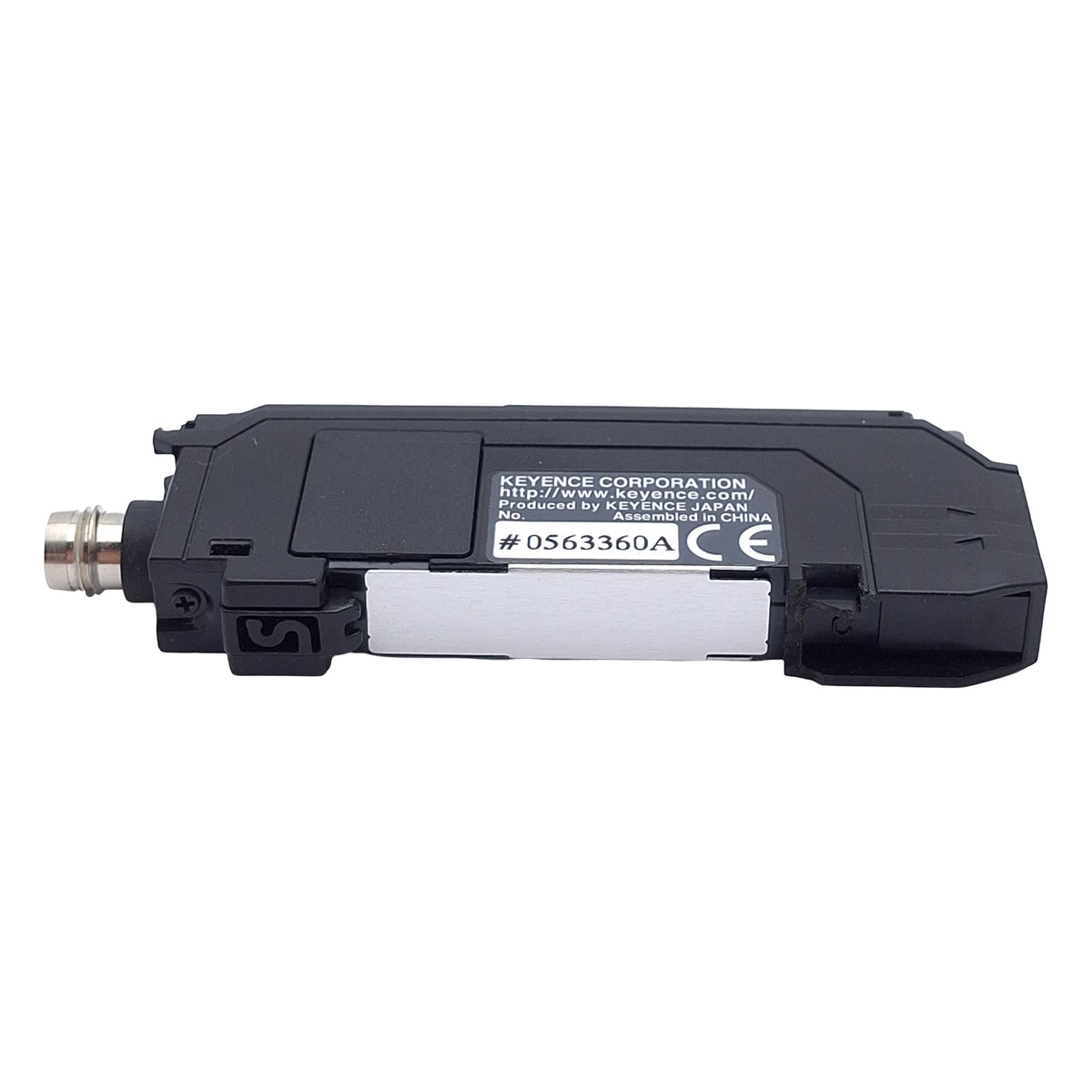 Used Keyence FS-N11CP Digital Fiber Optic Amplifier, PNP, 12-24VDC, 100mA, 4-Pin M8