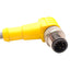Used Turck WKC 6T-3-WSC 6T/S101 Extension Cable, 90° M12 6-Pin Male to Female, 3m