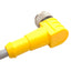 Used Turck WKC 6T-3-WSC 6T/S101 Extension Cable, 90° M12 6-Pin Male to Female, 3m