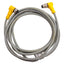 Used Turck WKC 6T-3-WSC 6T/S101 Extension Cable, 90° M12 6-Pin Male to Female, 3m