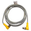 Used Turck WKC 6T-3-WSC 6T/S101 Extension Cable, 90° M12 6-Pin Male to Female, 3m