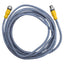 Used Turck RKC 6T-3-RSC 6T Cordset M12 Straight 6-Pin Male to Female, 3m Length