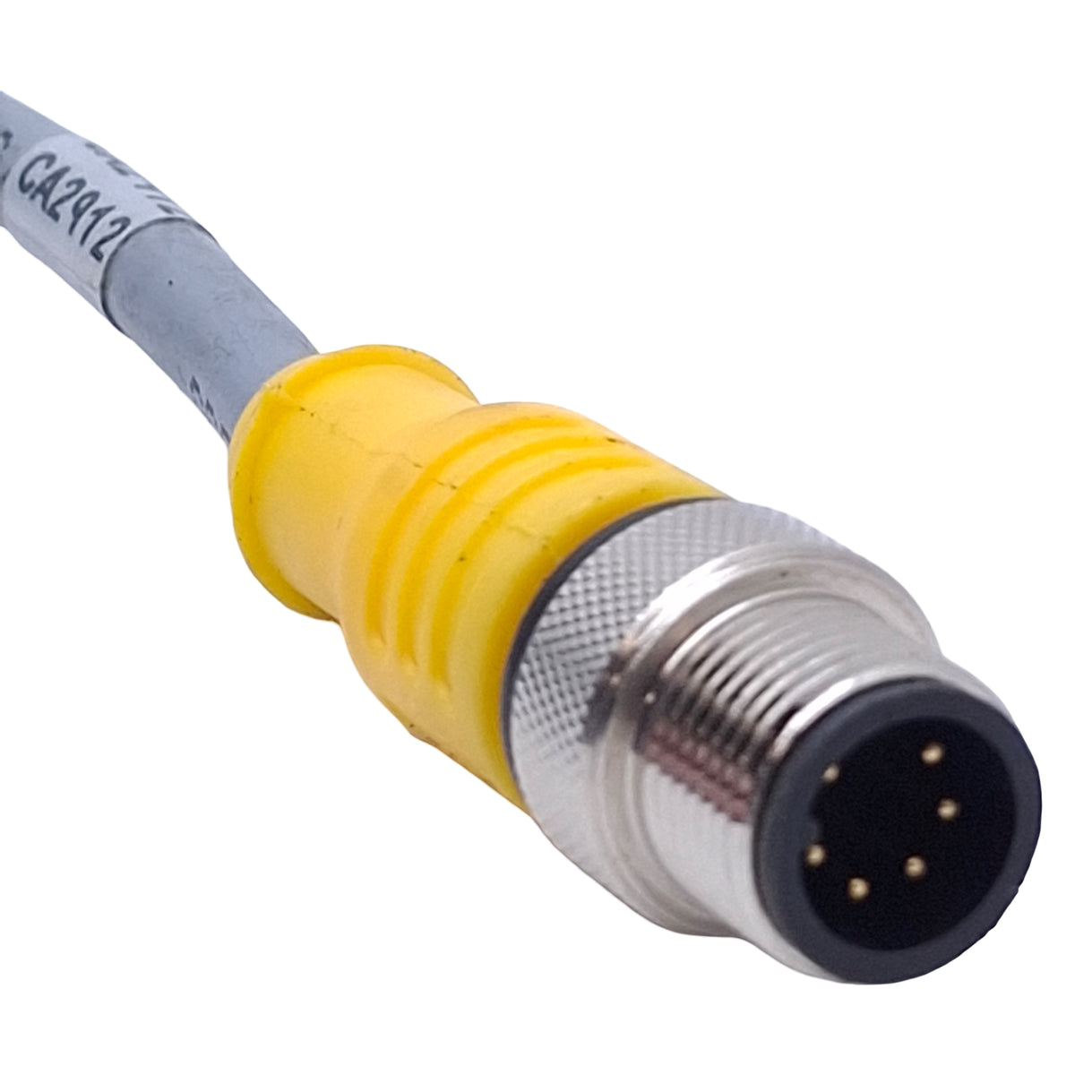 Used Turck RKC 6T-3-RSC 6T Cordset M12 Straight 6-Pin Male to Female, 3m Length
