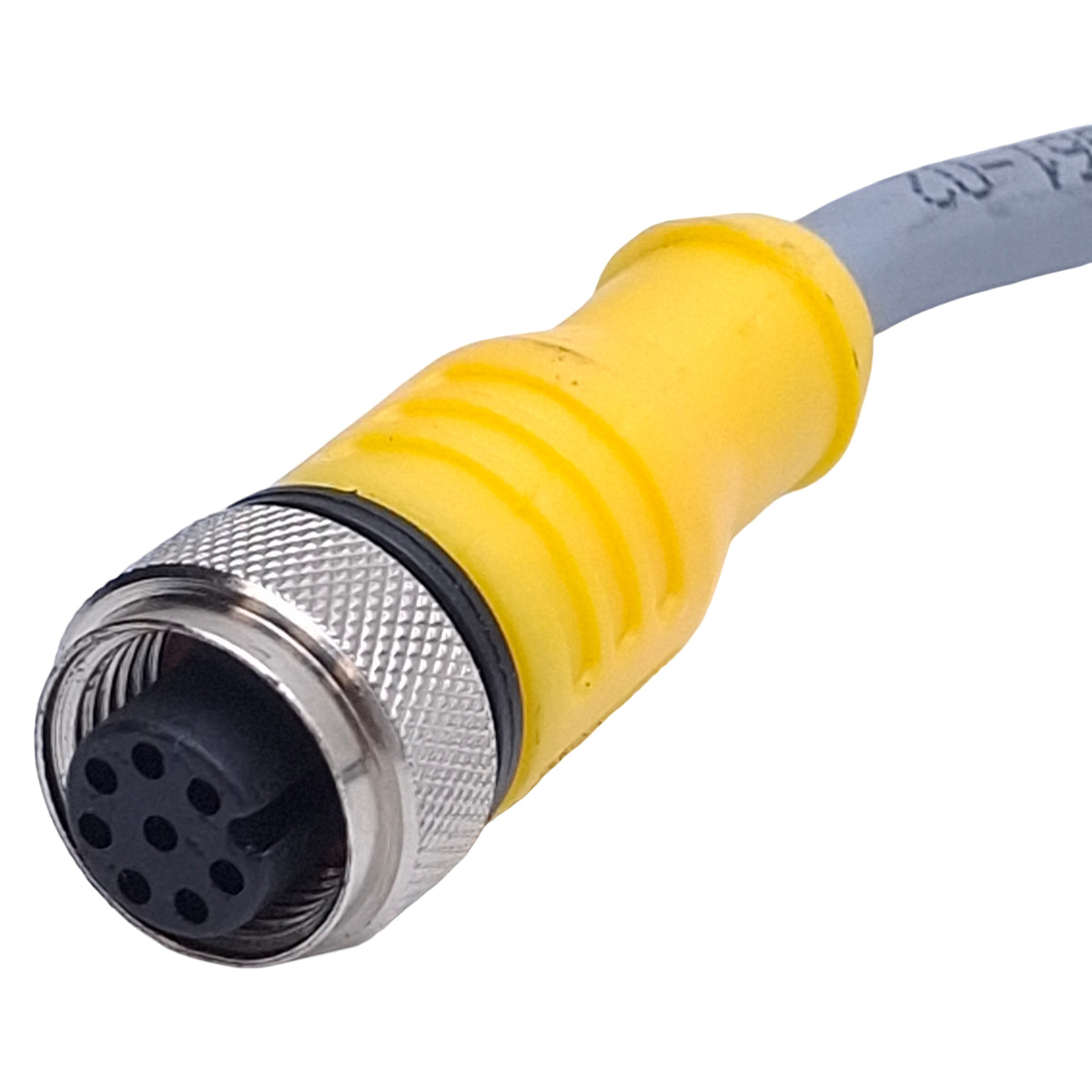 Used Turck RKC 6T-3-RSC 6T Cordset M12 Straight 6-Pin Male to Female, 3m Length