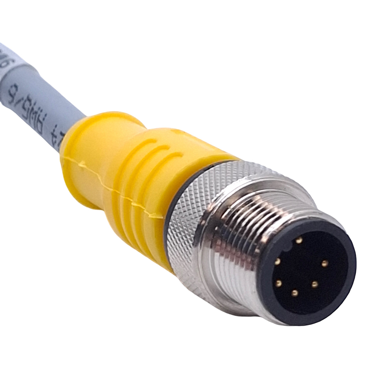 Used Turck RKC 6T-2-RSC 6T Cordset M12 Straight 6-Pin Male to Female, 2m Length