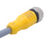 Used Turck RKC 6T-2-RSC 6T Cordset M12 Straight 6-Pin Male to Female, 2m Length
