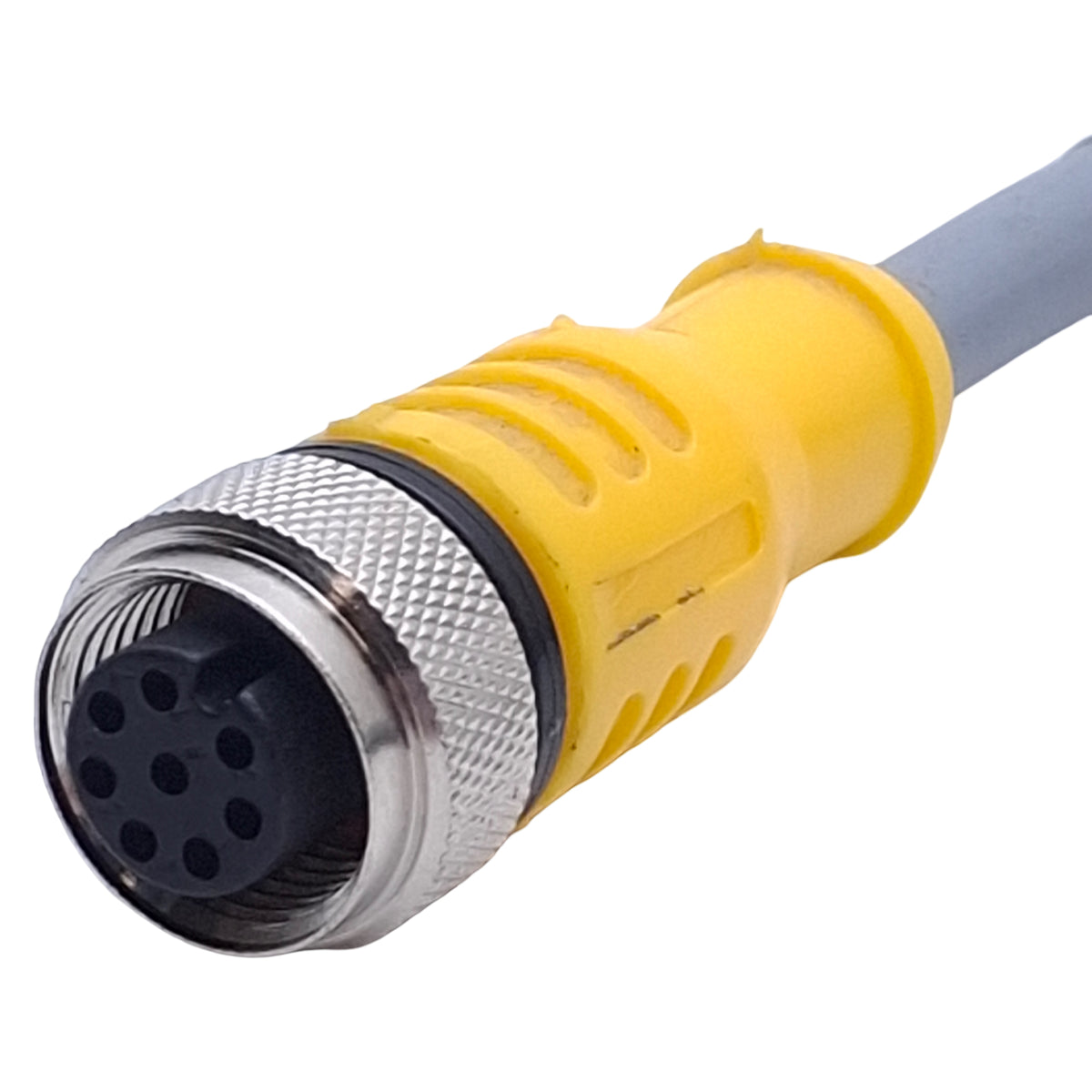 Used Turck RKC 6T-2-RSC 6T Cordset M12 Straight 6-Pin Male to Female, 2m Length