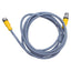 Used Turck RKC 6T-2-RSC 6T Cordset M12 Straight 6-Pin Male to Female, 2m Length