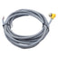 Used Turck WK4.6T-6 Cordset, 6-Pin M12 Right Angle Female to Leads, 4A 250VAC, 4m