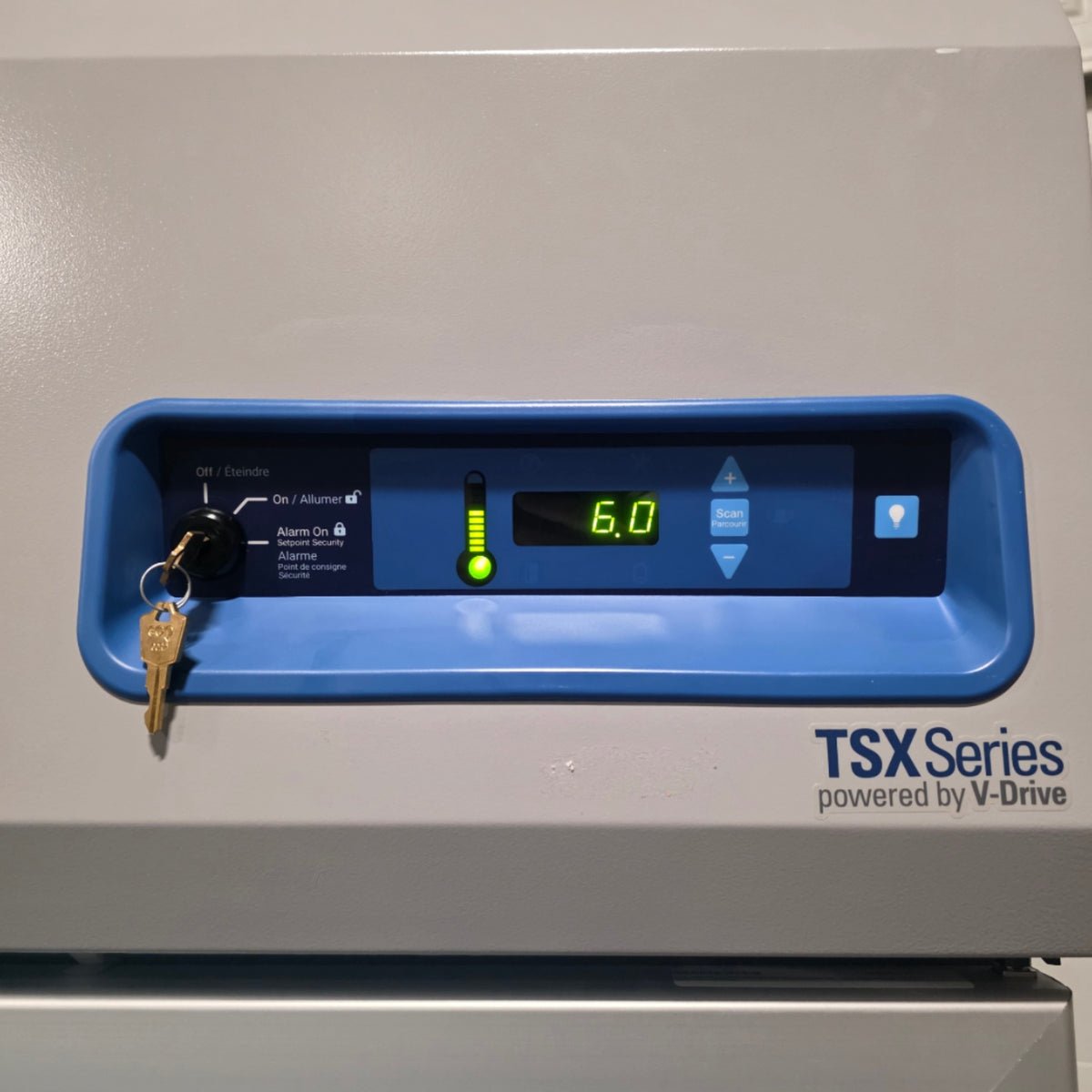 Used Thermo Fisher Scientific TSX5005GA High Performance Lab Refrigerator 3-7°C, 120V