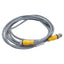 Used Turck RKC 6T-3-RSC 6T/S101 Cordset M12 Straight 6-Pin Male to Female, 3m Length