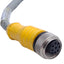Used Turck RKC 6T-3-RSC 6T/S101 Cordset M12 Straight 6-Pin Male to Female, 3m Length