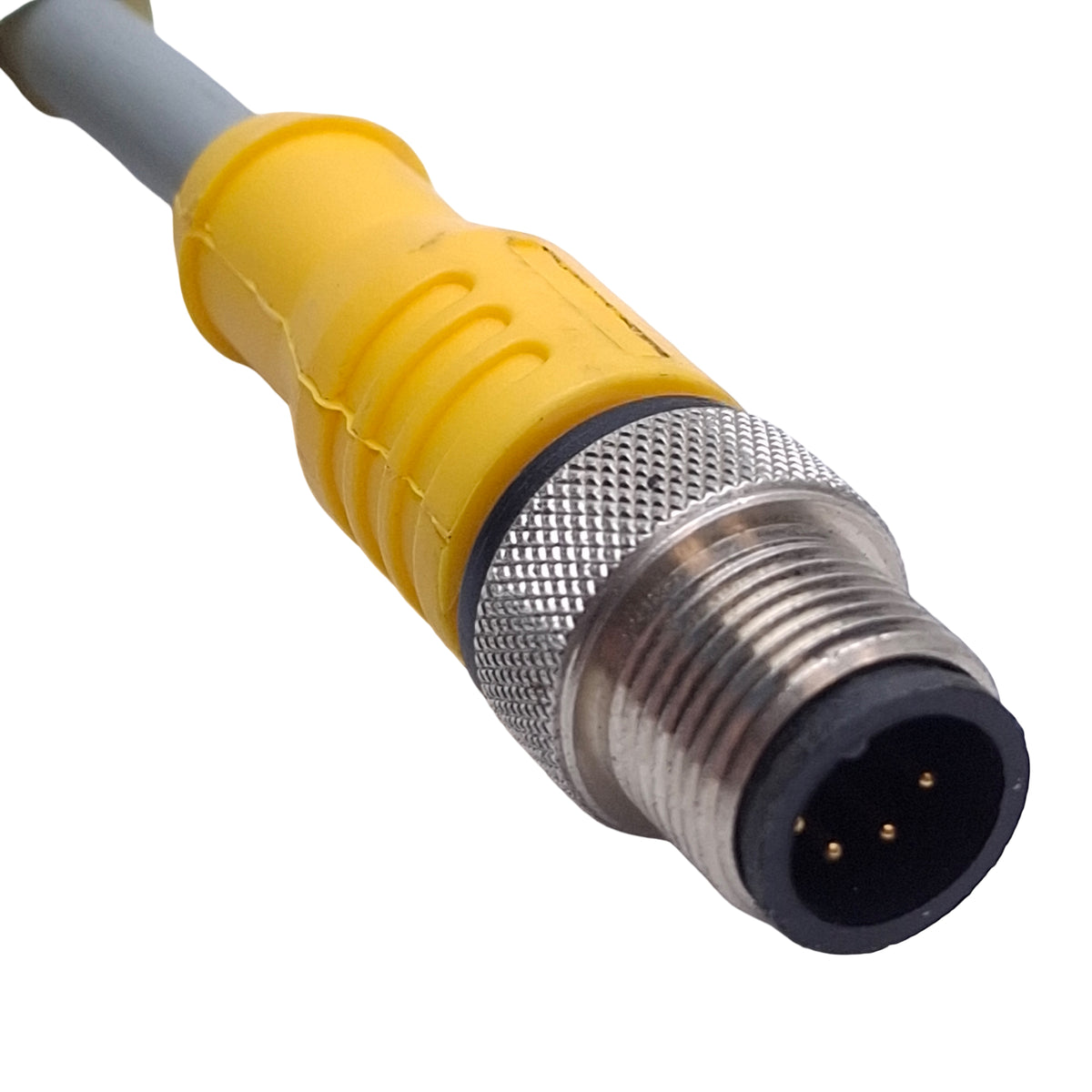 Used Turck RKC 6T-3-RSC 6T/S101 Cordset M12 Straight 6-Pin Male to Female, 3m Length