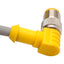 Used Turck WK 4.4T-4-WS 4.4T/S101 Extension Cable, 90° M12 4-Pin Male to Female, 4m